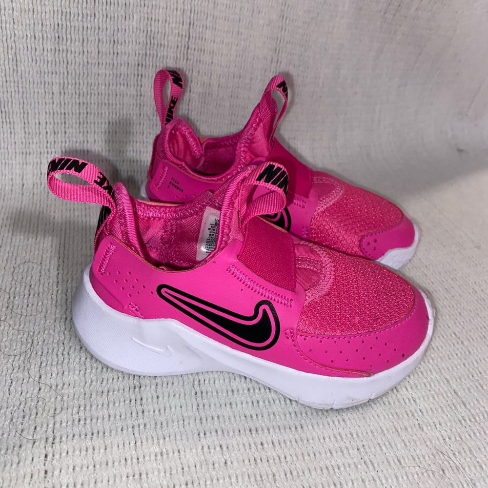 Nike Flex Runner 3 Kids Pink Athletic Shoes